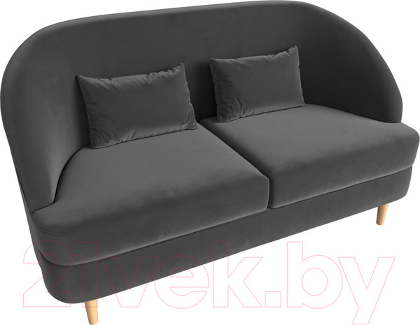 Изображение товара Диван Лига Диванов Атико 304 / 109889 (велюр, серый)