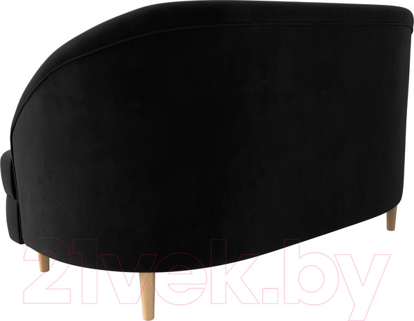 Изображение товара Диван Лига Диванов Атико 304 / 109893 (велюр, черный)