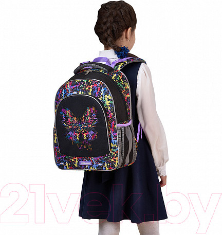 Изображение товара Школьный рюкзак Erich Krause ErgoLine 15L Butterfly / 51597