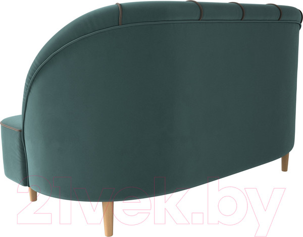 Изображение товара Диван Лига Диванов Фелини 305 / 109854 (велюр, бирюзовый)