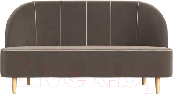 Изображение товара Диван Лига Диванов Фелини 305 / 109857 (велюр, коричневый)