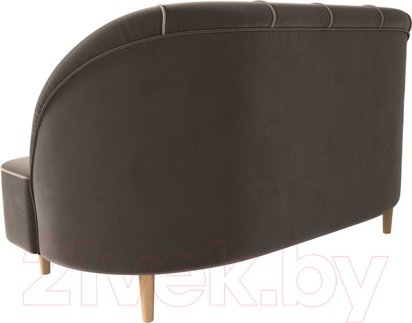 Изображение товара Диван Лига Диванов Фелини 305 / 109857 (велюр, коричневый)