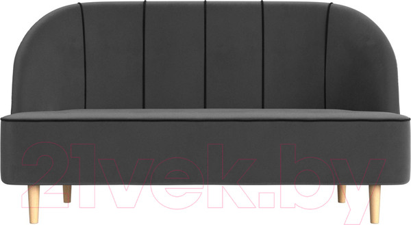 Изображение товара Диван Лига Диванов Фелини 305 / 109858 (велюр, серый)