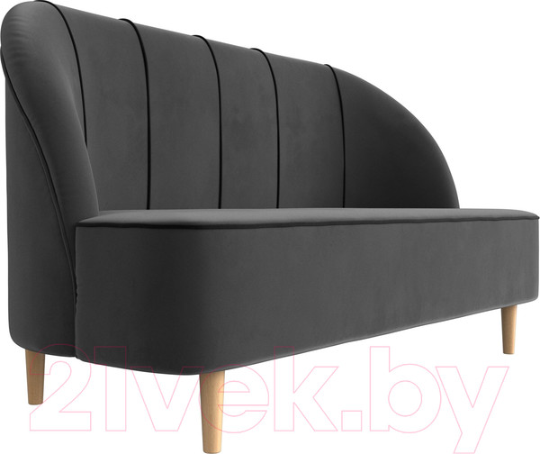 Изображение товара Диван Лига Диванов Фелини 305 / 109858 (велюр, серый)