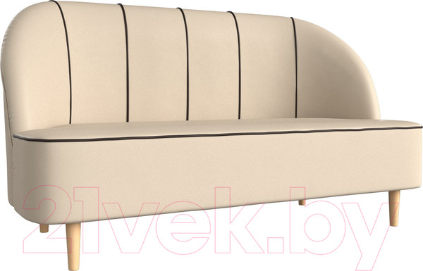 Изображение товара Диван Лига Диванов Фелини 305 / 109873 (экокожа, бежевый)