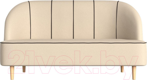 Изображение товара Диван Лига Диванов Фелини 305 / 109873 (экокожа, бежевый)