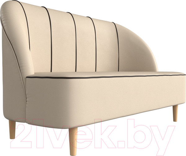 Изображение товара Диван Лига Диванов Фелини 305 / 109873 (экокожа, бежевый)