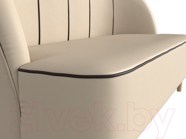 Изображение товара Диван Лига Диванов Фелини 305 / 109873 (экокожа, бежевый)