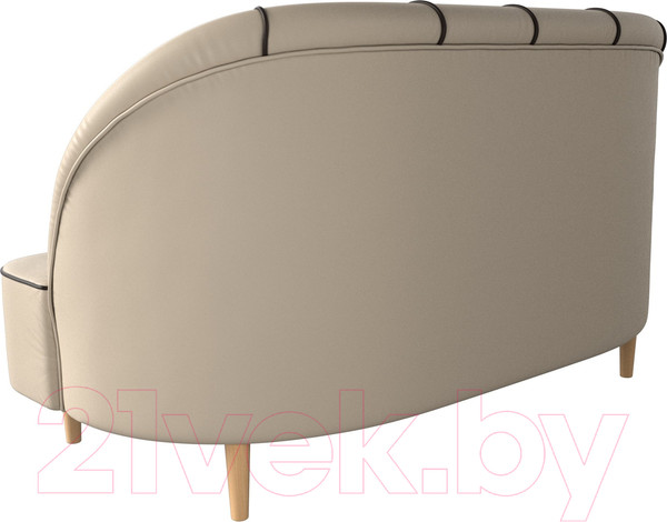Изображение товара Диван Лига Диванов Фелини 305 / 109873 (экокожа, бежевый)
