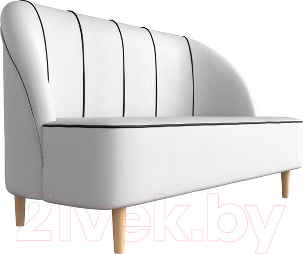 Изображение товара Диван Лига Диванов Фелини 305 / 109874 (экокожа, белый)