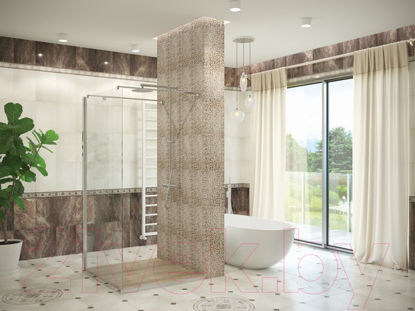 Изображение товара Плитка Euro-Ceramics Дельма 9 DL 0058 TG (400x270, бежево-коричневый)