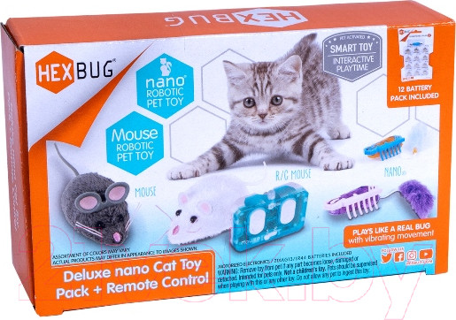 Изображение товара Набор игрушек для кошек Hexbug 420-6393-00GL06 (4шт)