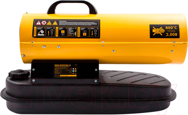Изображение товара Тепловая пушка дизельная Denzel DHG-20 (96482)