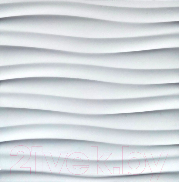 Изображение товара Гипсовая панель Polinka Дюны1 Д1 (420x420, белый)