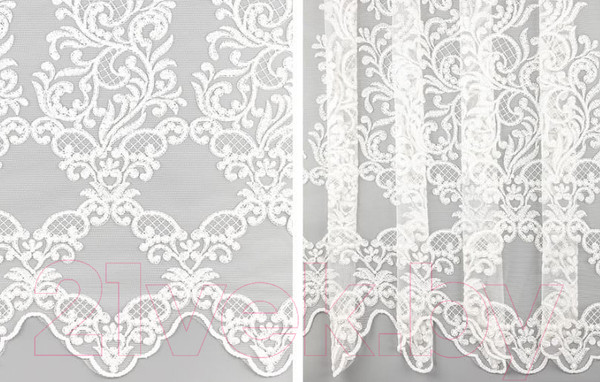 Изображение товара Гардина LEGRAND Глория 500x280 / 58 086 283 (белый)