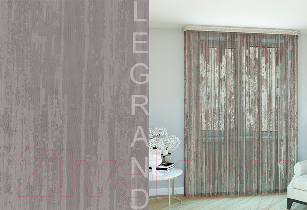 Изображение товара Гардина LEGRAND Дождь 200x260 / 58 083 041 (брусника)