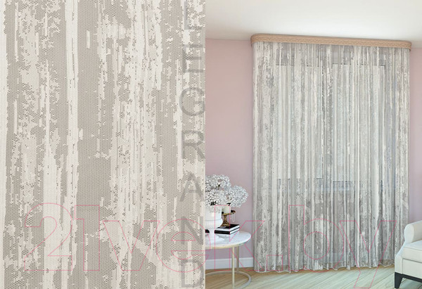 Изображение товара Гардина LEGRAND Дождь 300x260 / 58 083 043 (белый)