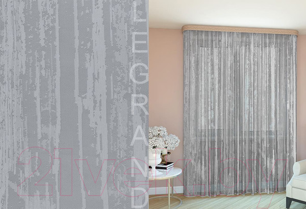 Изображение товара Гардина LEGRAND Дождь 300x260 / 58 083 046 (серый)