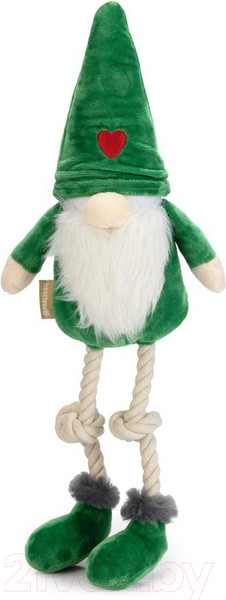 Изображение товара Игрушка для собак Beeztees Гном рождественский / 2400005 (зеленый)