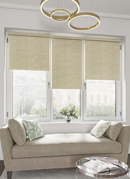 Изображение товара Рулонная штора LEGRAND Мозаика 80.5x175 / 58 078 637 (песочный)