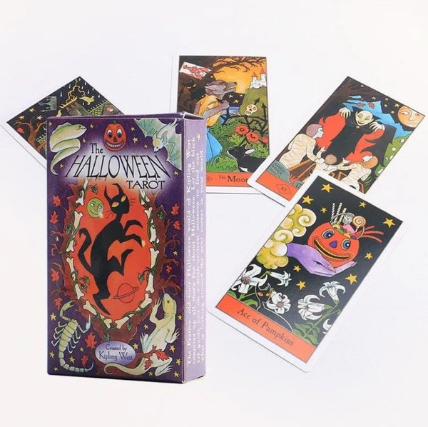 Изображение товара Гадальные карты U.S. Games Systems Halloween Tarot / HA78