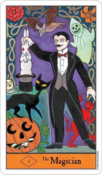 Изображение товара Гадальные карты U.S. Games Systems Halloween Tarot / HA78
