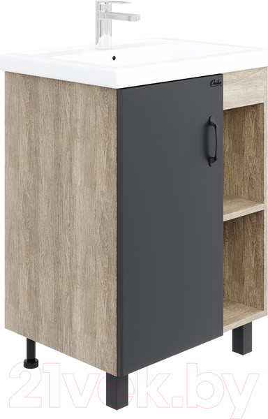 Изображение товара Тумба с умывальником Onika Тимбер 60.01 106116 + Фостер 60