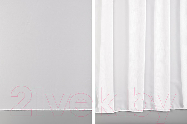 Изображение товара Гардина LEGRAND Вуаль шелк 500x260 / 58 083 054 с утяжелителем (белый)
