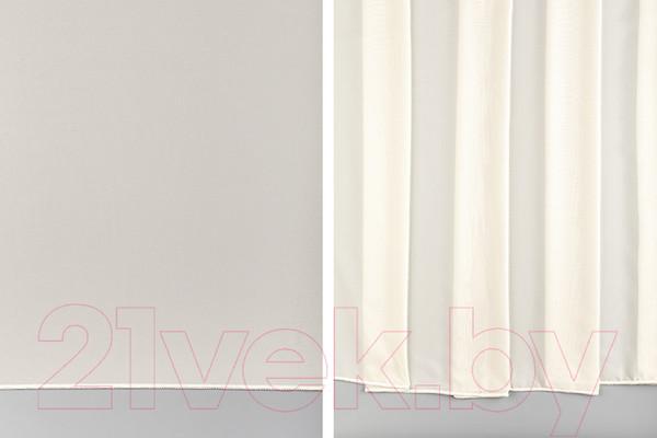 Изображение товара Гардина LEGRAND Вуаль шелк 500x260 / 58 083 055 с утяжелителем (молочный)