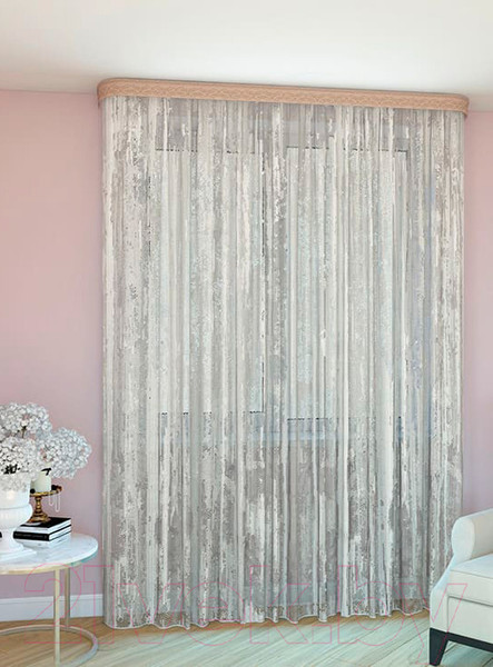 Изображение товара Гардина LEGRAND Дождь 500x260 / 58 085 362 с утяжелителем белый