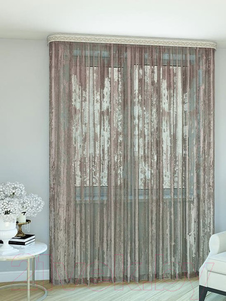 Изображение товара Гардина LEGRAND Дождь 500x260 / 58 085 359 с утяжелителем брусника