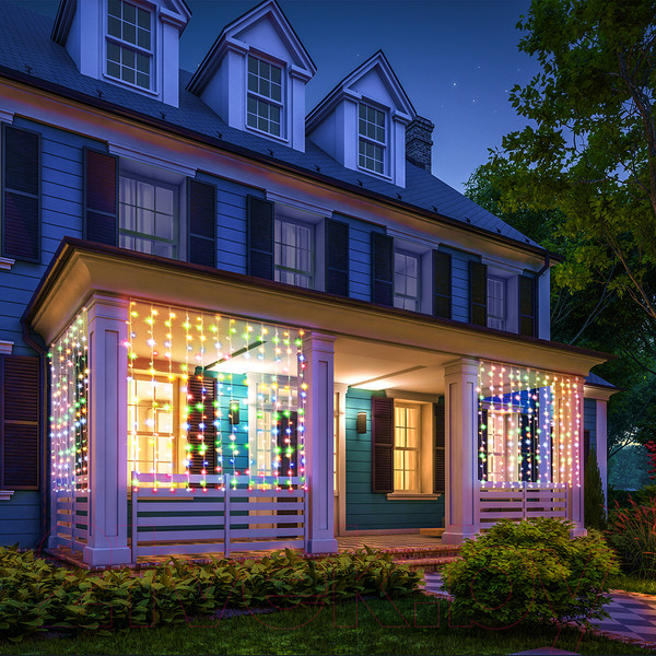 Изображение товара Световой занавес VEGAS 55146 (1.5x1.5м, многоцветный)