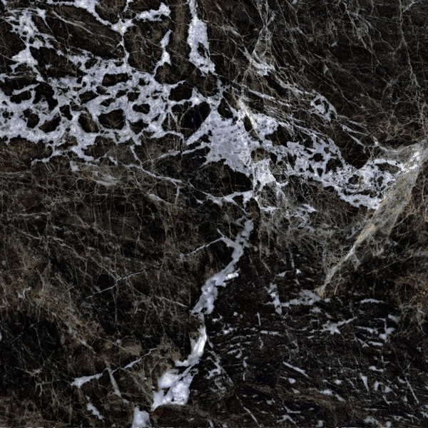 Изображение товара Плитка Грани Таганая Simbel Carbon GRS05-03 (600x600, мрамор черно-белый)