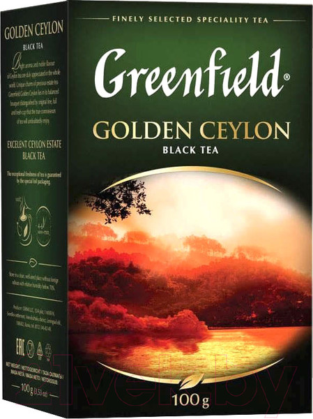 Изображение товара Чай листовой GREENFIELD Golden Ceylon черный (100г)