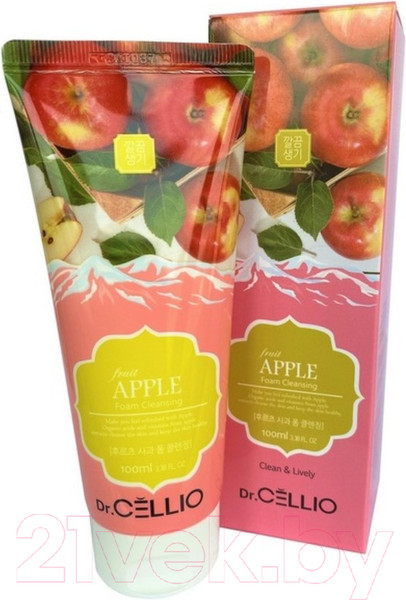 Изображение товара Пенка для умывания Dr. Cellio G70 Fruit Apple Foam Cleansing (100мл)
