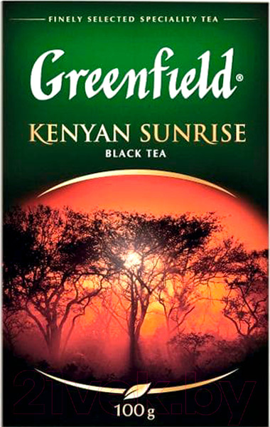 Изображение товара Чай листовой GREENFIELD Kenyan Sunrise черный (100г)