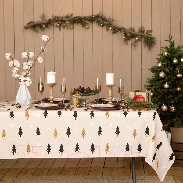 Изображение товара Скатерть Доляна Christmas Mood 146х220 / 4980241