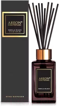 Изображение товара Аромадиффузор Areon Sticks Premium Vanilla Black / ARE-PSL03 (85мл)