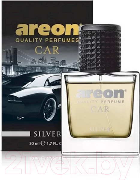 Изображение товара Освежитель автомобильный Areon Car Perfume Silver / ARE-MCP05 (50мл)
