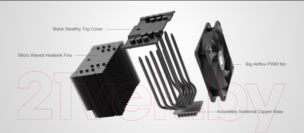 Изображение товара Кулер для процессора ID-Cooling SE-226-XT Black