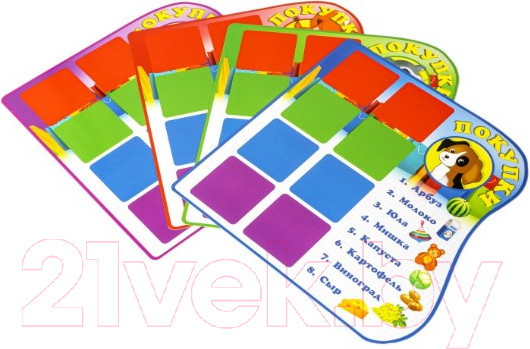 Изображение товара Развивающая игра Bondibon День покупок 4 в 1 / ВВ4872