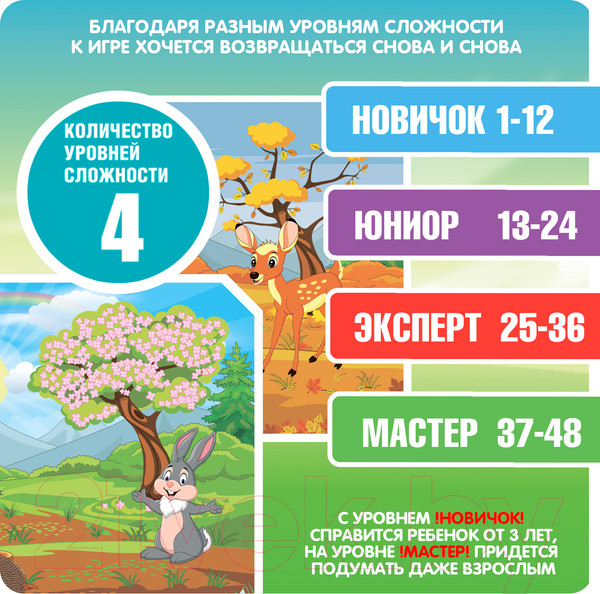 Изображение товара Развивающая игра Bondibon Времена года / ВВ5079