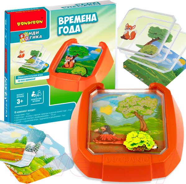 Изображение товара Развивающая игра Bondibon Времена года / ВВ5079