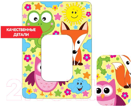 Изображение товара Сортер Bondibon Картинки-сортеры. В лесу 3 в 1 / ВВ5179