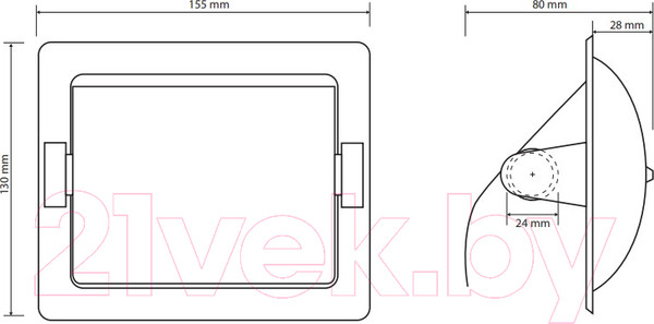 Изображение товара Держатель для туалетной бумаги Bemeta Hotel 105112121