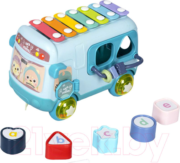 Изображение товара Сортер Bondibon Baby You Сортер Автобус / ВВ5320 (голубой)