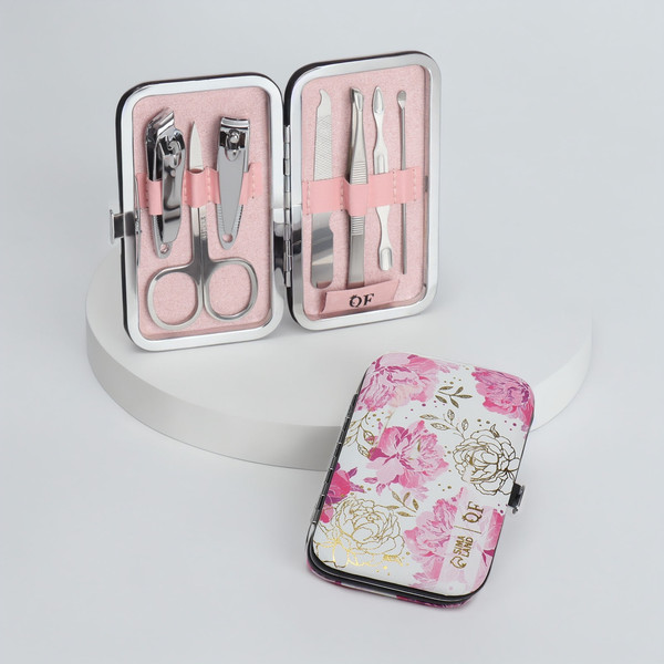 Изображение товара Набор для маникюра Queen Fair Нежные пионы / 4447912