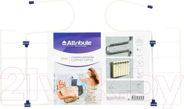 Изображение товара Сушилка для белья Attribute Mini ADM225 (2.5м)