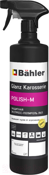 Изображение товара Полироль для кузова Bahler ЛКП / P-1000-01
