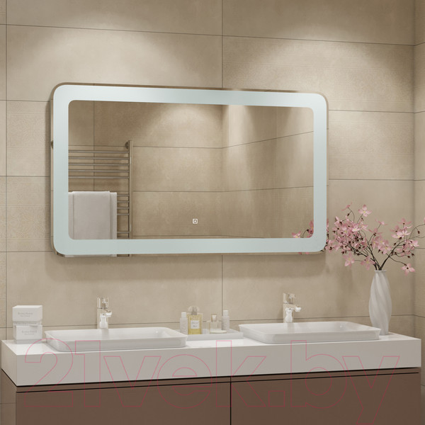 Изображение товара Зеркало Континент Velvette Led 120x80